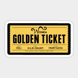 Golden Ticket Sticker